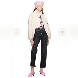 GANNI‎ Denim Core LOVY Jeans Women’s 27W/32L High Rise Button Fly Straight Leg
